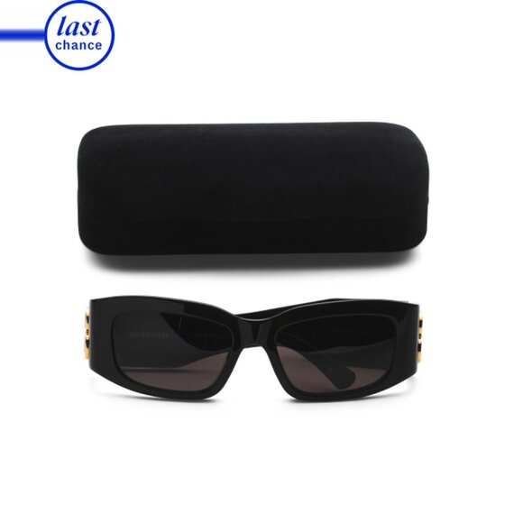 BALENCIAGA Black 56mm Square Sunglasses - Picture 1 of 2